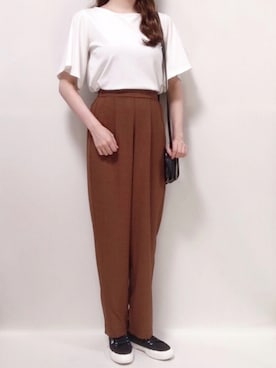 「Chille anap（チルアナップ）のアイテム」を使った、Micoさん（レディース・160cm）の夏コーディネート