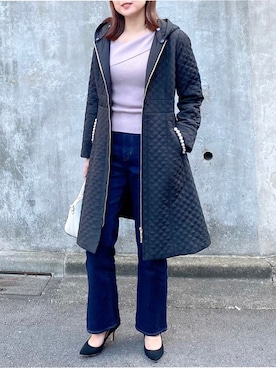 「tocco closet（トッコ　クローゼット）のアイテム（ジャケット/アウター）」を使った、tocco_kudoさん（レディース・165cm）の秋コーディネート