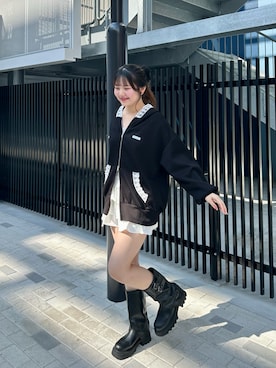 「高身長女子」｜きらさん（レディース・164cm）の秋コーディネート