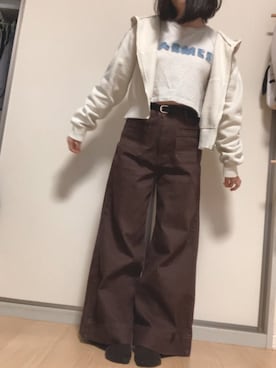 「coca（coca）（コカ）のアイテム」を使った、ひめさん（レディース・152cm）の冬コーディネート