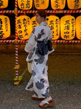 「アイテム（その他小物）」を使った、Hinano Koretoさん（レディース・162cm）の夏コーディネート