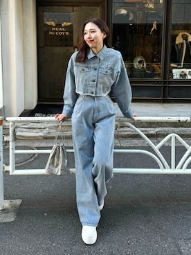 Chicoのデニムジャケットを使った人気ファッション