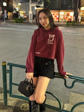 Chico ラメシャギーショートパンツ セットアップ対応】ラメシャギーショートパンツを使った人気
