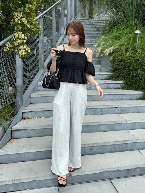 セール】ルーズワイドスウェットパンツ（スウェットパンツ