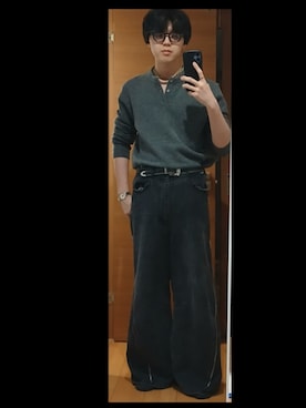 「ALAND（エーランド）のアイテム」を使った、ymaa2004さん（メンズ・178cm）の春コーディネート