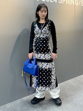 「キャミワンピース」｜KANAKOさん（レディース・163cm）の冬コーディネート