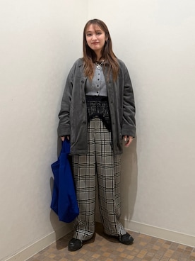 「Ray BEAMS（レイビームス）のアイテム（ジャケット/アウター）」を使った、KANAKOさん（レディース・163cm）の冬コーディネート