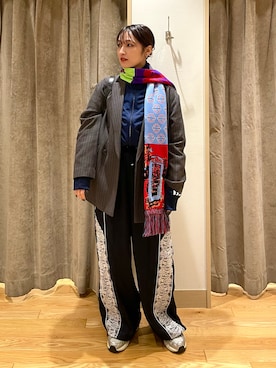 「Ray BEAMS（レイビームス）のアイテム（ジャケット/アウター）」を使った、KANAKOさん（レディース・163cm）の冬コーディネート