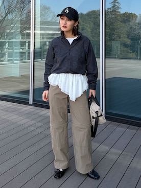 「Casselini（キャセリーニ）のアイテム」を使った、KANAKOさん（レディース・163cm）の春コーディネート