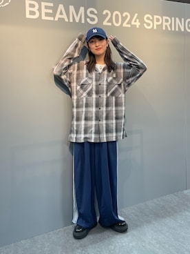 「BEAMS BOY（ビームスボーイ）のアイテム」を使った、KANAKOさん（レディース・163cm）の春コーディネート