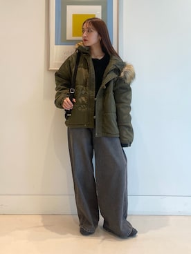 KANAKOさん（レディース・163cm）の冬コーディネート