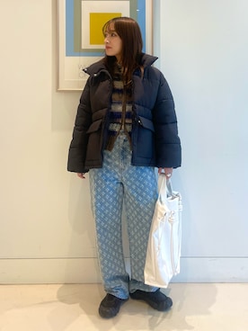 「Ray BEAMS（レイビームス）のアイテム」を使った、KANAKOさん（レディース・163cm）の秋コーディネート