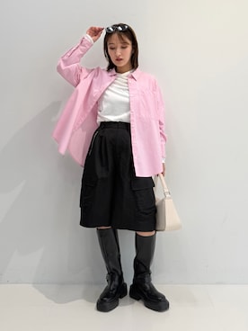 「NOEYEDIA（ノーアイディア）のアイテム」を使った、KANAKOさん（レディース・163cm）の春コーディネート