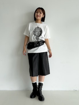 「Ray BEAMS（レイビームス）のアイテム」を使った、KANAKOさん（レディース・163cm）の夏コーディネート