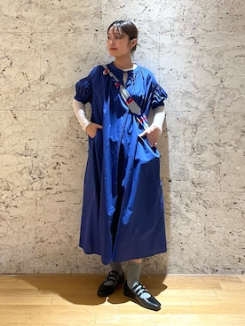 「春カラー」｜「アイテム（バレエシューズ）」を使った、KANAKOさん（レディース・163cm）の春コーディネート