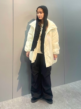 「Ray BEAMS（レイビームス）のアイテム」を使った、KANAKOさん（レディース・163cm）の秋コーディネート