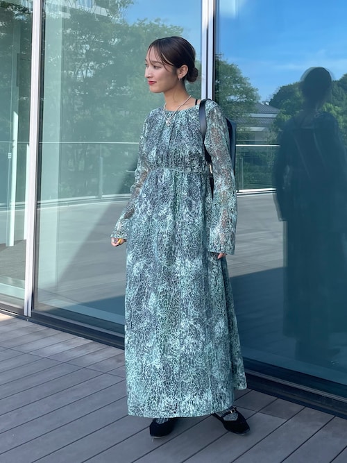 RBS / ペイズリー レース プリント ワンピース（ワンピース）｜Ray