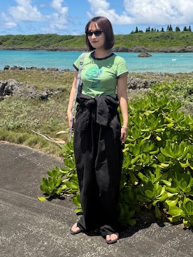「Ray BEAMS（レイビームス）のアイテム」を使った、KANAKOさん（レディース・163cm）の夏コーディネート
