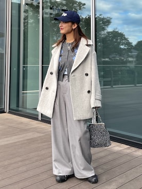 「Ray BEAMS（レイビームス）のアイテム」を使った、KANAKOさん（レディース・163cm）の秋コーディネート