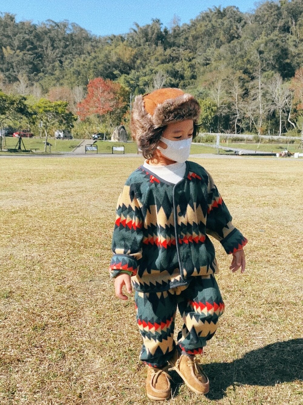 「kids、kidsootd、cutekids、babyboy」｜「MARKEY'Sのアイテム（トップス、その他）」を使った、Pangetjedrさん（メンズ・110cm）の冬コーディネートの1枚目の写真