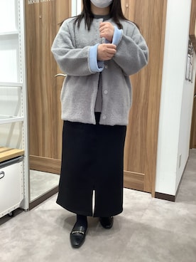 「アイテム（ノーカラージャケット）」を使った、TOKYO SHIRTS 成田イオンモール店さん（レディース・155cm）の秋コーディネート