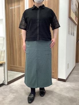 TOKYO SHIRTS 成田イオンモール店さん（レディース・155cm）の夏コーディネート