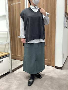 TOKYO SHIRTS 成田イオンモール店さん（レディース・155cm）の秋コーディネート