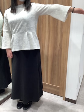 TOKYO SHIRTS 成田イオンモール店さん（レディース・155cm）の冬コーディネート