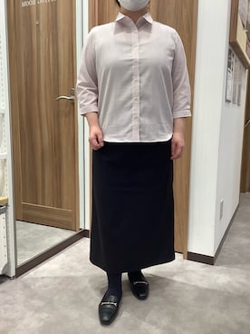 「東京シャツ」｜TOKYO SHIRTS 成田イオンモール店さん（レディース・155cm）の春コーディネート