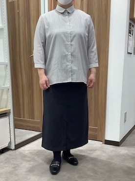 「東京シャツ」｜TOKYO SHIRTS 成田イオンモール店さん（レディース・155cm）の春コーディネート