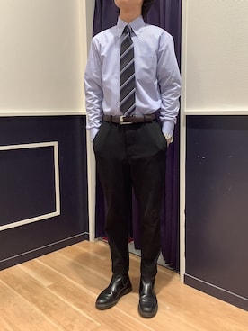 「BRICK HOUSE by TOKYO SHIRT（ブリックハウス）のアイテム」を使った、BRICK HOUSE by Tokyo Shirts 武蔵村山イオンモール店さん（メンズ・168cm）の冬コーディネート