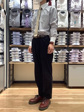 「抗菌防臭」｜BRICK HOUSE by Tokyo Shirts 武蔵村山イオンモール店さん（メンズ・168cm）の夏コーディネート