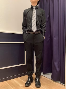 「アイテム（ネクタイ）」を使った、BRICK HOUSE by Tokyo Shirts 武蔵村山イオンモール店さん（メンズ・168cm）の秋コーディネート