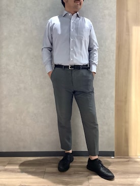 「クールビズ」｜BRICK HOUSE by Tokyo Shirts 大日イオンモール店さん（メンズ・176cm）の秋コーディネート