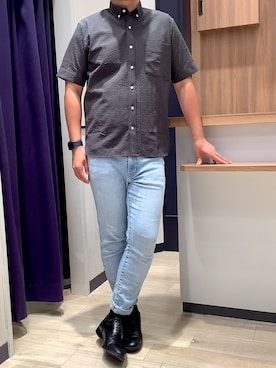 BRICK HOUSE by Tokyo Shirts 大日イオンモール店さん（メンズ・176cm）の夏コーディネート