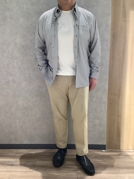 「ビジネスカジュアル」｜BRICK HOUSE by Tokyo Shirts 大日イオンモール店さん（メンズ・169cm）の秋コーディネート