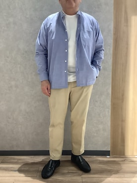 「ビジネスカジュアル」｜BRICK HOUSE by Tokyo Shirts 大日イオンモール店さん（メンズ・169cm）の秋コーディネート