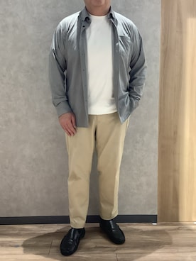 「ビジネスカジュアル」｜BRICK HOUSE by Tokyo Shirts 大日イオンモール店さん（メンズ・169cm）の秋コーディネート