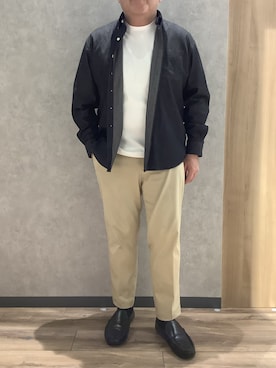 「ビジネスカジュアル」｜BRICK HOUSE by Tokyo Shirts 大日イオンモール店さん（メンズ・169cm）の秋コーディネート