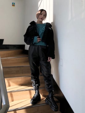 MAYUさん（レディース・154cm）の冬コーディネート