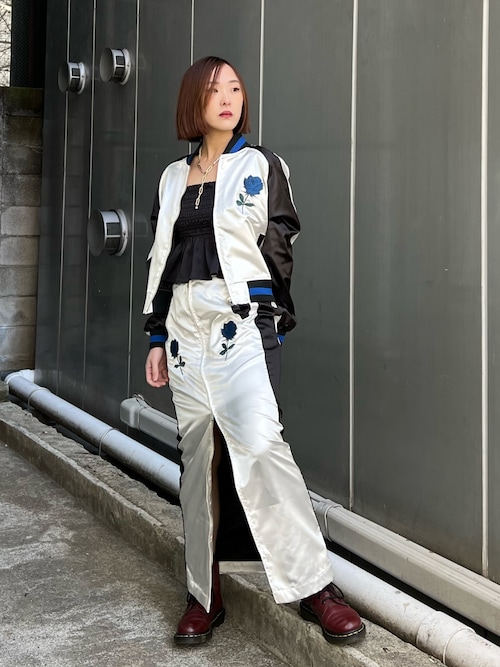 jouetie ローズエンブロイダリースカジャン jouetie スカジャン ローズエンブロイダリースカジャン「別注