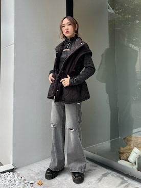 MAYUさん（レディース・154cm）の冬コーディネート