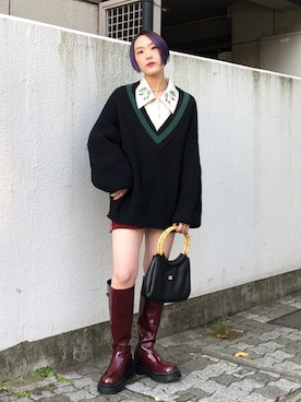 MAYUさん(レディース・154cm)の冬コーディネート