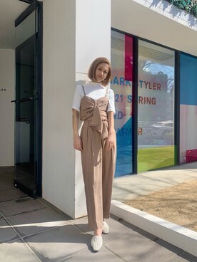 伊藤 奈那さん（レディース・154cm）の春コーディネート