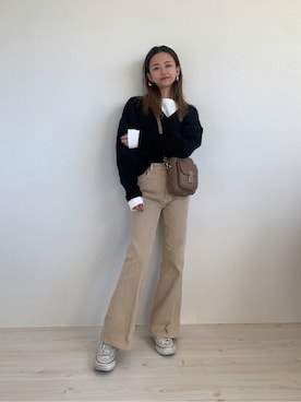伊藤 奈那さん（レディース・154cm）の冬コーディネート