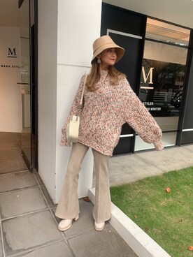 伊藤 奈那さん(レディース・154cm)の秋コーディネート