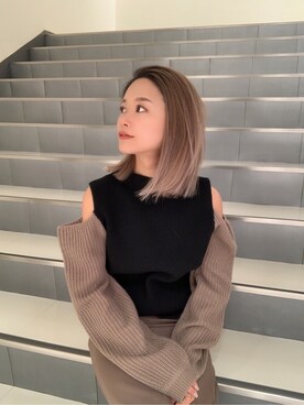 伊藤 奈那さん（レディース・154cm）の冬コーディネート