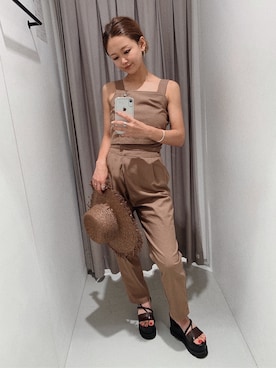 伊藤 奈那さん(レディース・154cm)の夏コーディネート