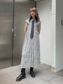 【関税込み】ABRA ブルー オーバーレイヤード ワンピース セット プルオーバーレイヤードワンピース【SETアイテム】｜ジュエティ