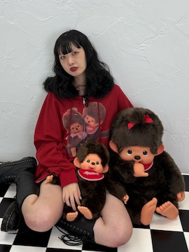 「アイテム（パーカー）」を使った、MIYUさん（レディース・168cm）の秋コーディネート